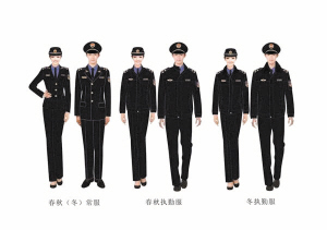 城管制服（新式城管標志工作服組圖)